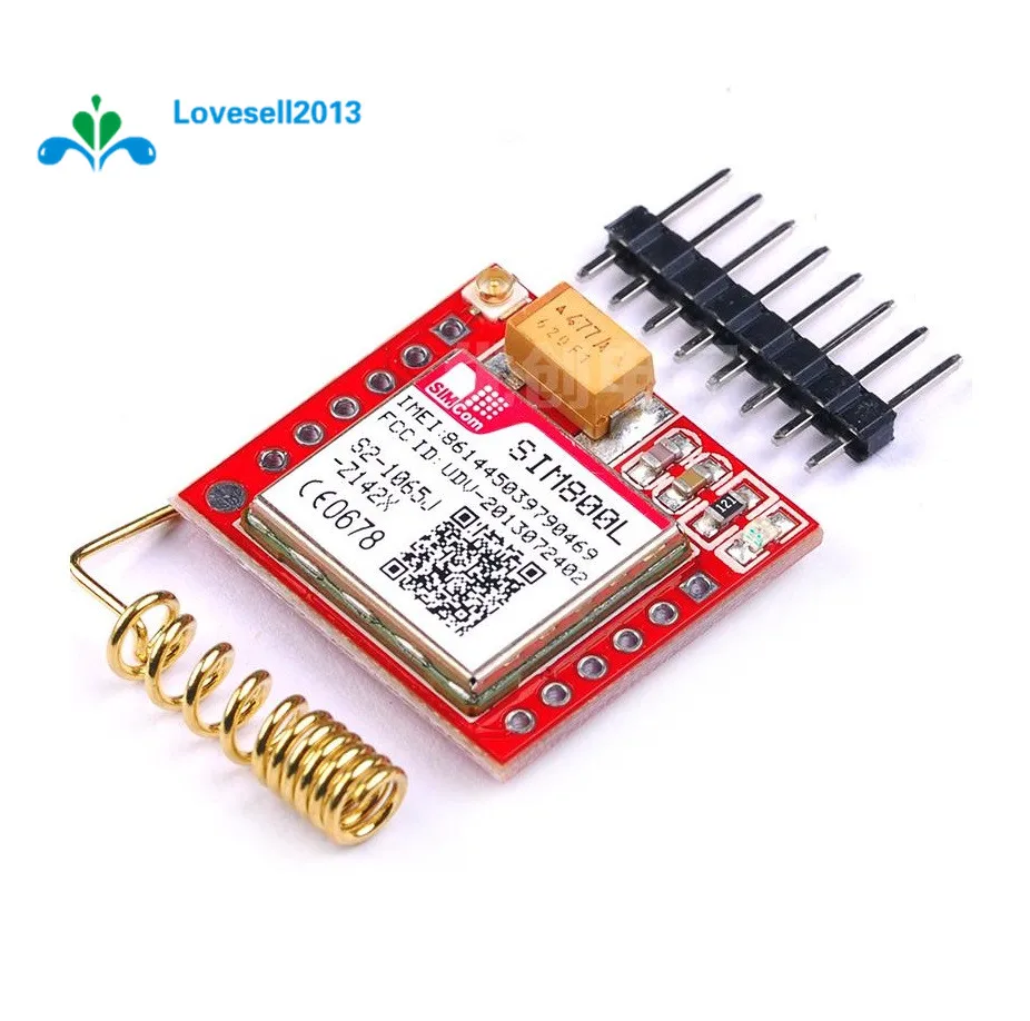 Наименьший Модуль платы SIM карты SIM800L GPRS GSM Micro индикатор 3 7 4 2 в GPS контроллер