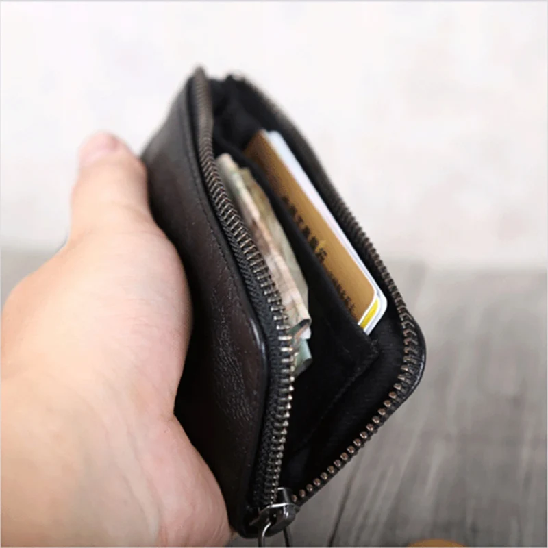 AETOO Handmade leather wallet head layer cowhide long Wallet | Багаж и сумки