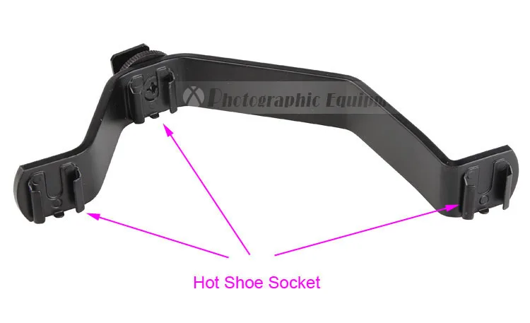 Держатель для вспышки цифровой зеркальной камеры с адаптером горячего