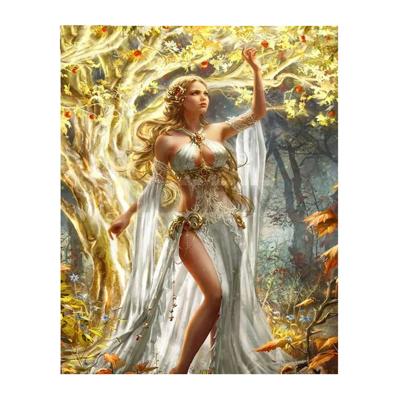 Full Square/Round Drill 5D DIY Diamond Painting &quotFairy girl&quot 3D Embroidery Cross Stitch Mosaic Home Decor Gift WZ | Дом и сад