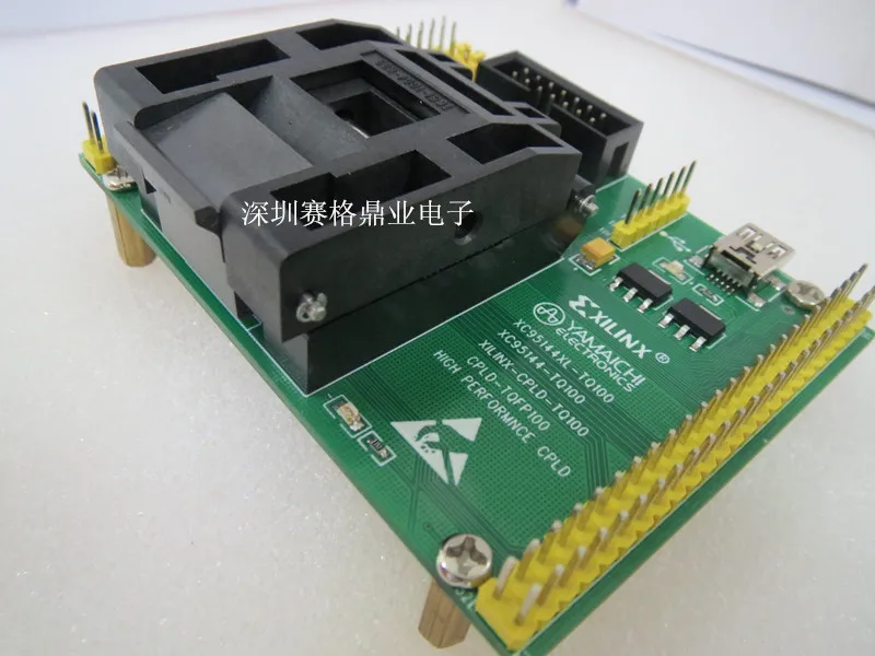 Раскладушка XC95144XL TQFP100 LQFP100 DIP100 YAMAICHI интервал 0 5 мм IC адаптер для горения