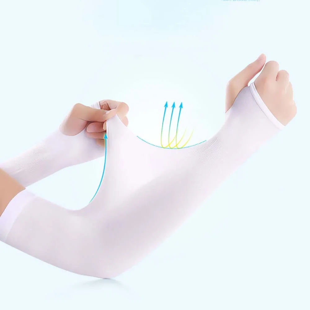 1 пара Солнцезащитный УФ-чехол охлаждающий Атлетический спортивный Чехол рукава