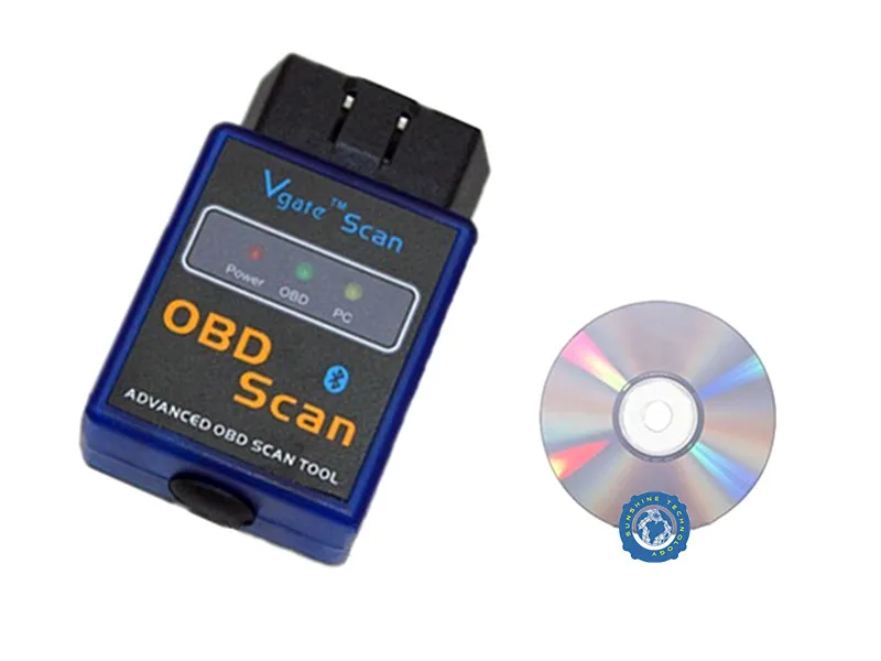 Топ Vgate elm327 V2.1 Мини ELM 327 obd 2 диагностический инструмент работает на Android Symbian Windows/Bluetooth сканер OBD2 сканер