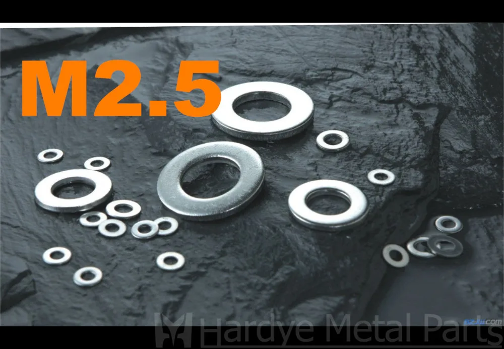 

1000pcs/lot DIN125 M2.5 Stainless steel flat washer