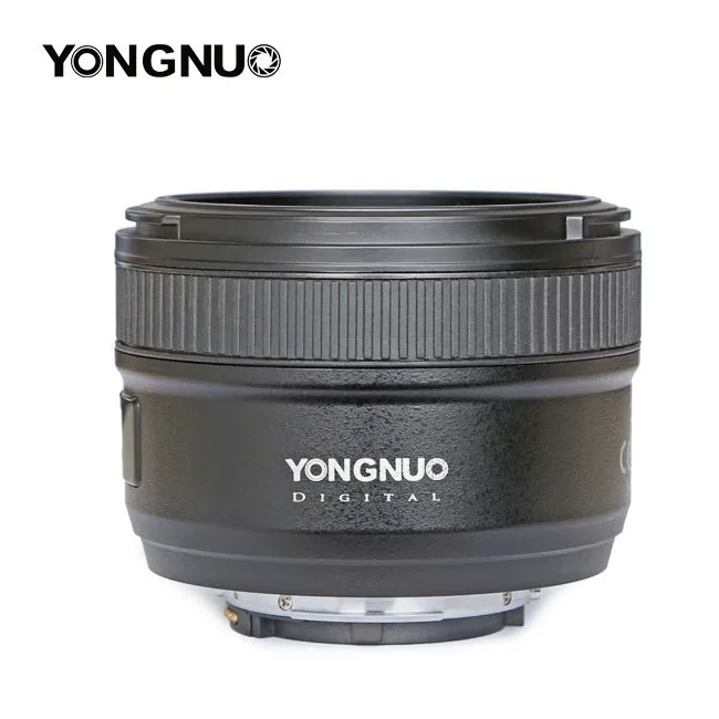 Объектив YONGNUO YN50mm F1.8 с большой апертурой и автофокусом для Nikon D800 D300 D3200 D3300 D5100 D5300 DSLR камера объектив с сумкой ткань