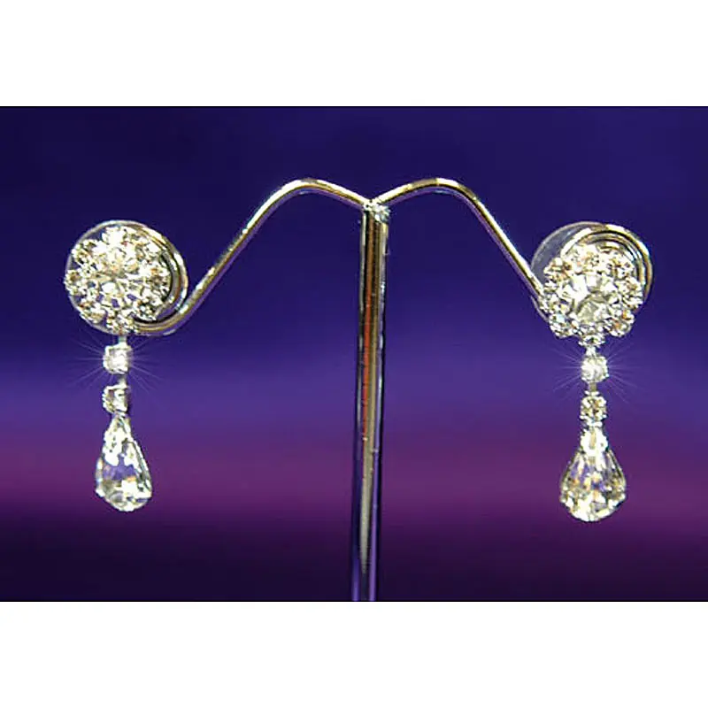 Свадебная вечеринка кристалл горный хрусталь ожерелье серьги набор невесты