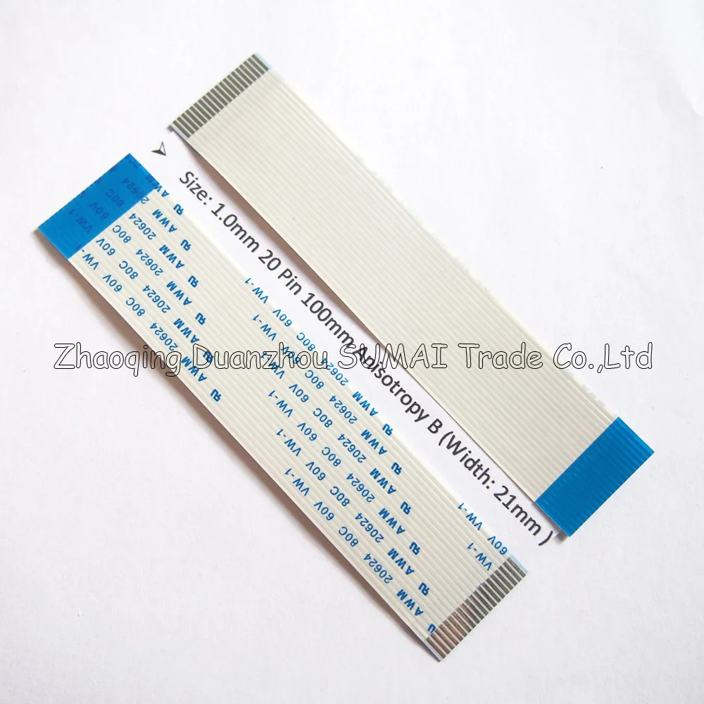 100 шт./лот FFC/FPC Гибкий плоский кабель 1 0 мм Шаг 20 pin Isotropy A или Anisotropy B AWM 20624 80C 60В VW-1 |