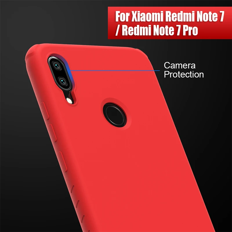 Redmi Note 7 Pro чехол Nillkin для Xiaomi Redmi Note 7/7S силиконовая гладкая защитная задняя крышка redmi note 7 глобальная версия 6,3''