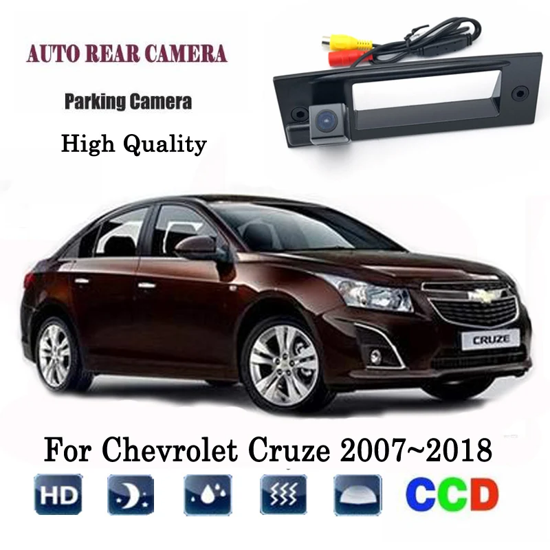 Автомобильная камера заднего вида для Chevrolet Cruze 2002 ~ 2018 вместо оригинальной