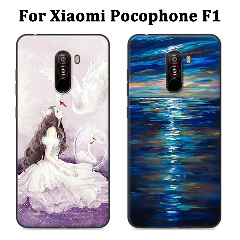 Чехол для Xiaomi Pocophone F1 чехол Poco силиконовый мягкий телефона глобальная Версия F 1