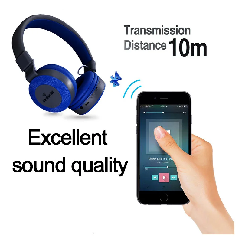 MS551 Bluetooth наушники Поддержка 32 г TF карты FM радио Беспроводной с микрофоном