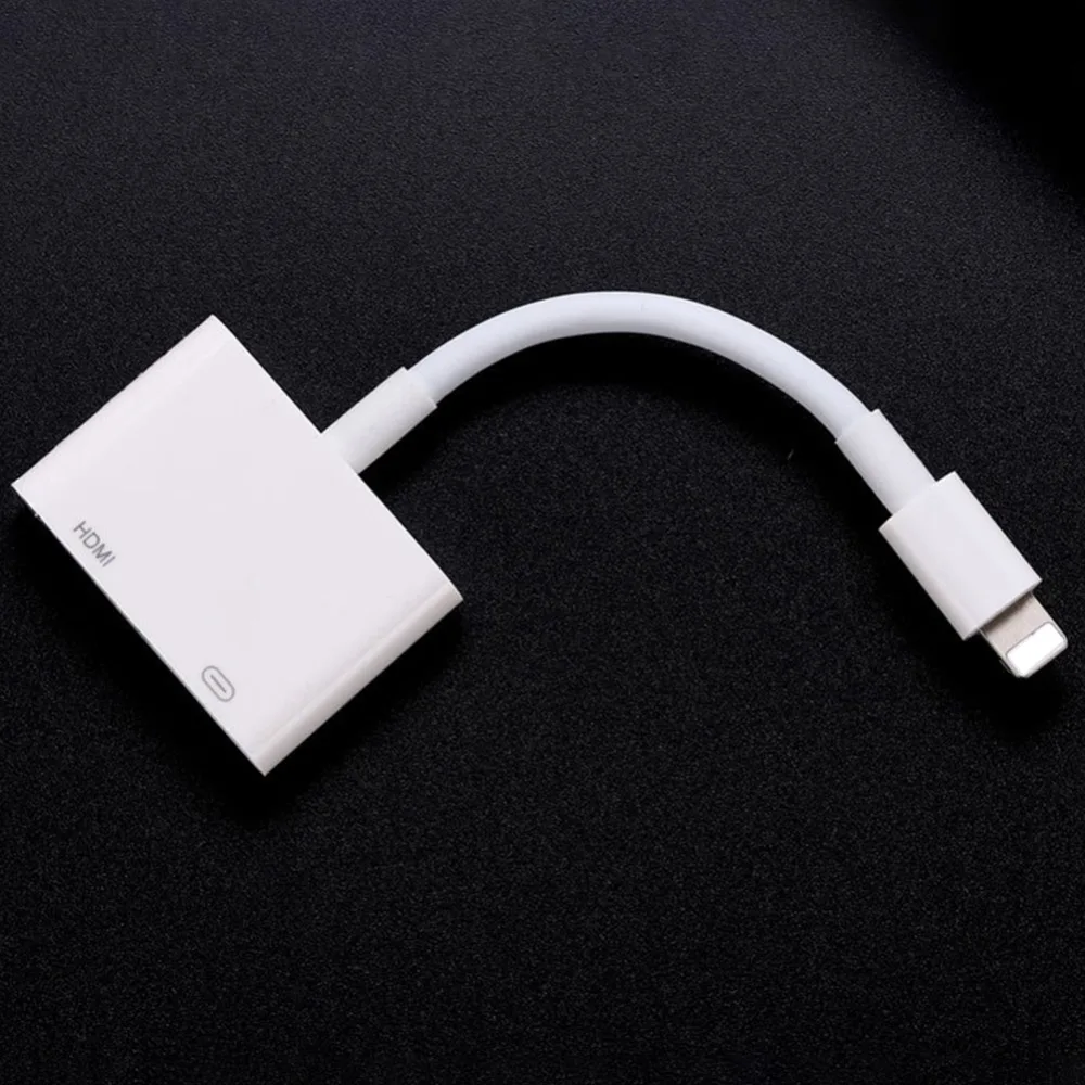 Lightning/HDMI цифровой av адаптер ТВ Кабель для Apple Iphone 6 7 8 плюс Ipad|Кабели HDMI| |