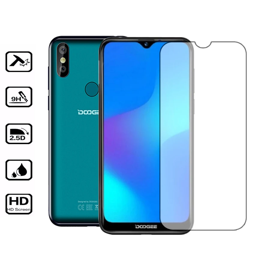 Защитная пленка для экрана из закаленного стекла Doogee Y8|Защитные стёкла и плёнки