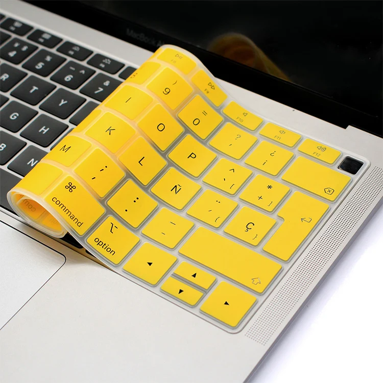 Испанский ЕС Teclado защитный чехол для клавиатуры, защитная кожа для нового Apple MacBook Air 13 13,3 дюймов A1932 Touch ID