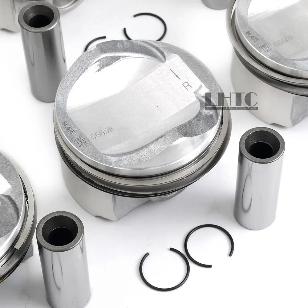 6x MAH LE Φ84.51mm поршни и кольца набор для Mercedes Benz V W Toua reg AUDI S4 A5 S5 A6 A7 A8 Q7 SQ5 3 0 TFSI V6 DOHC