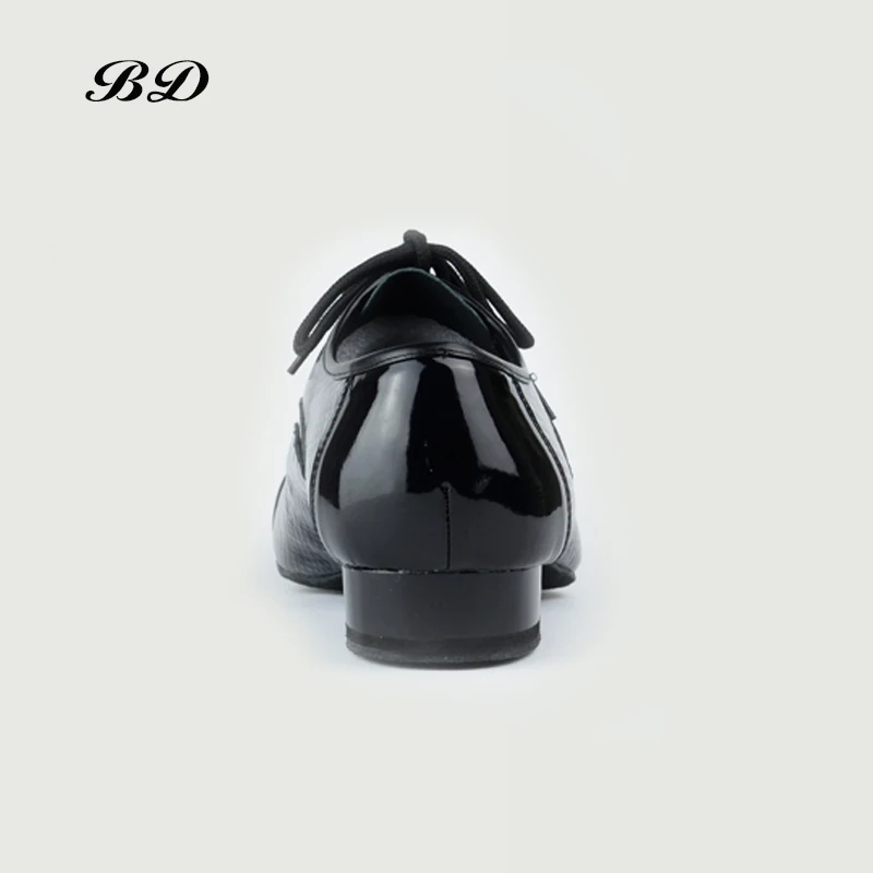 TOP BD Dance Shoes Ballroom MEN Latin Shoes Man Shoe BDDANCE 306-C Authentic Straight sole Import Genuine Leather Serpentine HOT