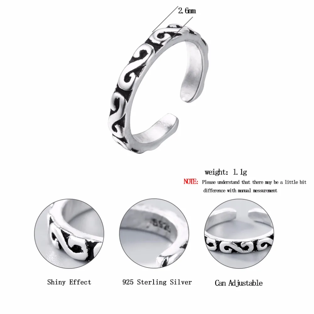 Чандлер старый тотем кольца для женщин похудение Midi палец носок Anillos Anel Таиланд