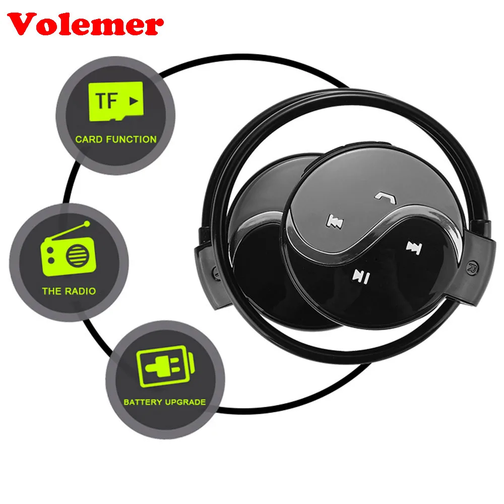 Volemer наушники Mini603 беспроводные Bluetooth спортивные гарнитуры с микро поддержкой TF