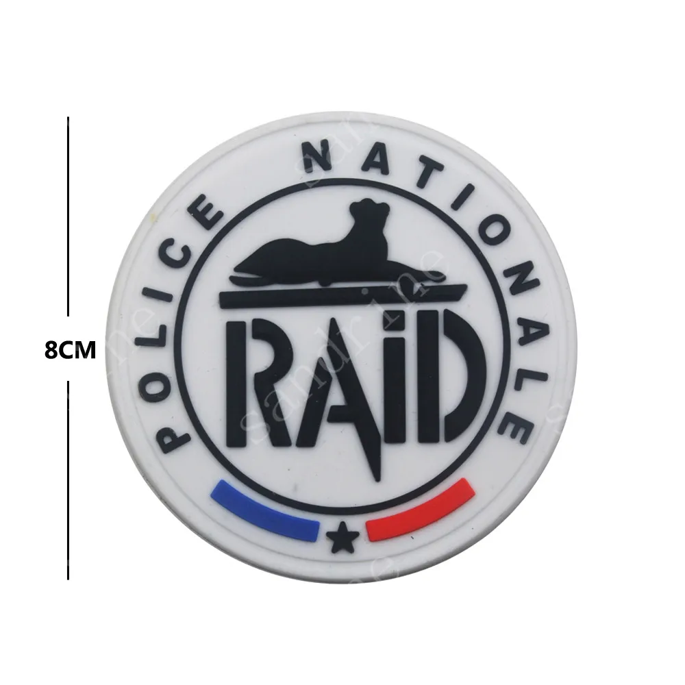 RAID ПВХ военная армия тактический боевой резиновый заплатка для одежды эмблема