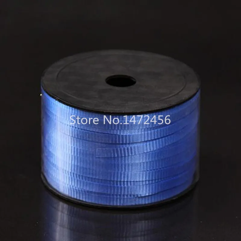 Бесплатная доставка аксессуары для воздушного шара синий цвет лента украшение