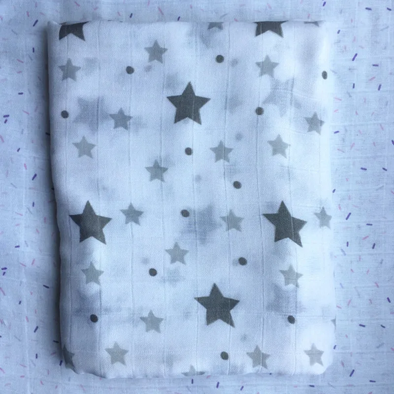 Детское одеяло из бамбукового муслина Хлопковое полотенце с морским дизайном