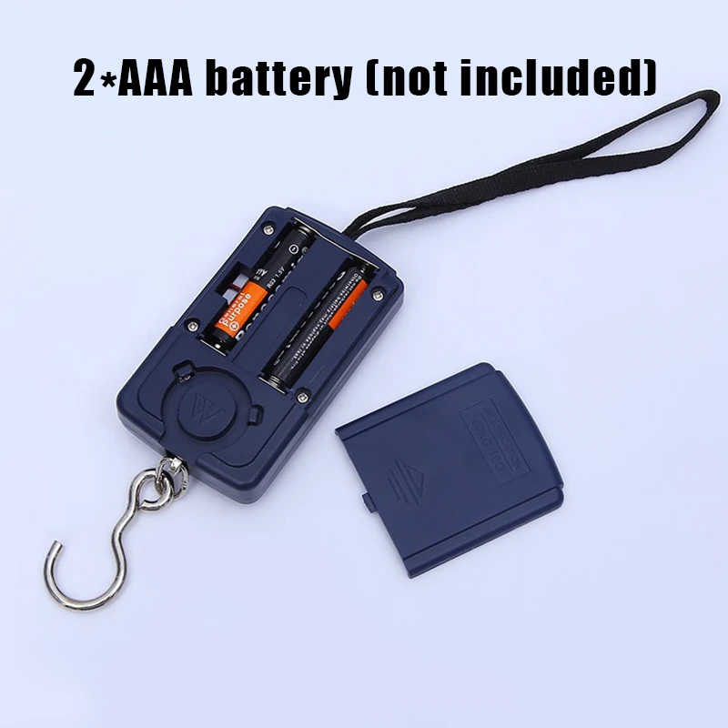 40kg Mini Portable Electronic Scale Practical High-precision Digital Hand Luggage Travel Gauge Weight Kitchen Pocket Hook Tool