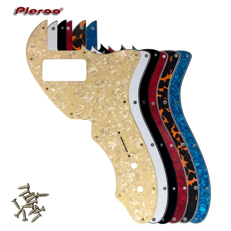 

Pleroo Custom Guitar Parts - For US Tele 69 Guitar Pickguard With TV Jones Humbucker Scratch Plate Multicolor Choice
