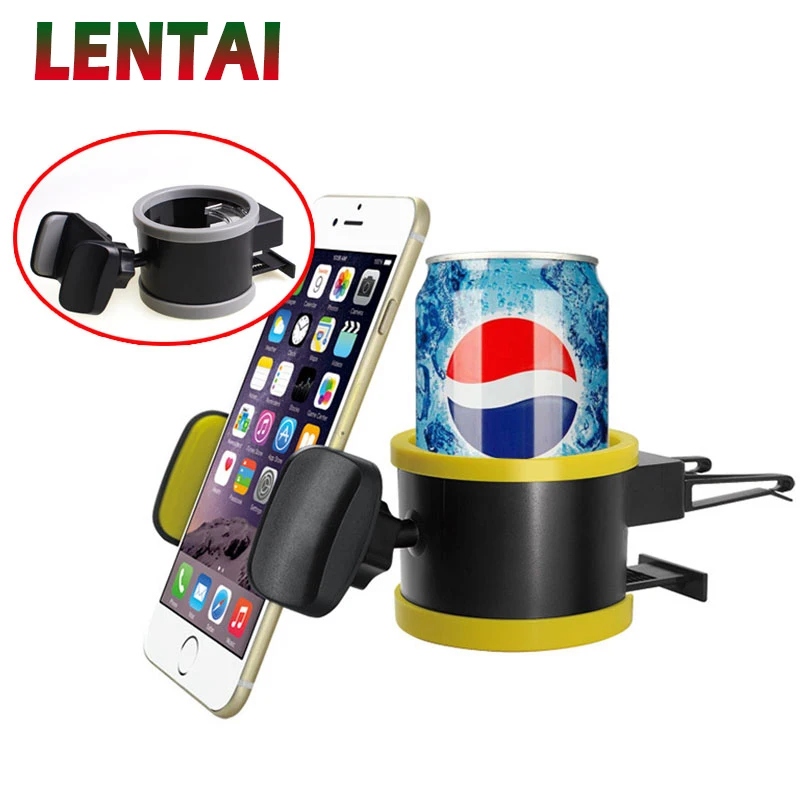 LENTAI 1 шт. воздуха на выходе автомобильный держатель для телефона Подставка
