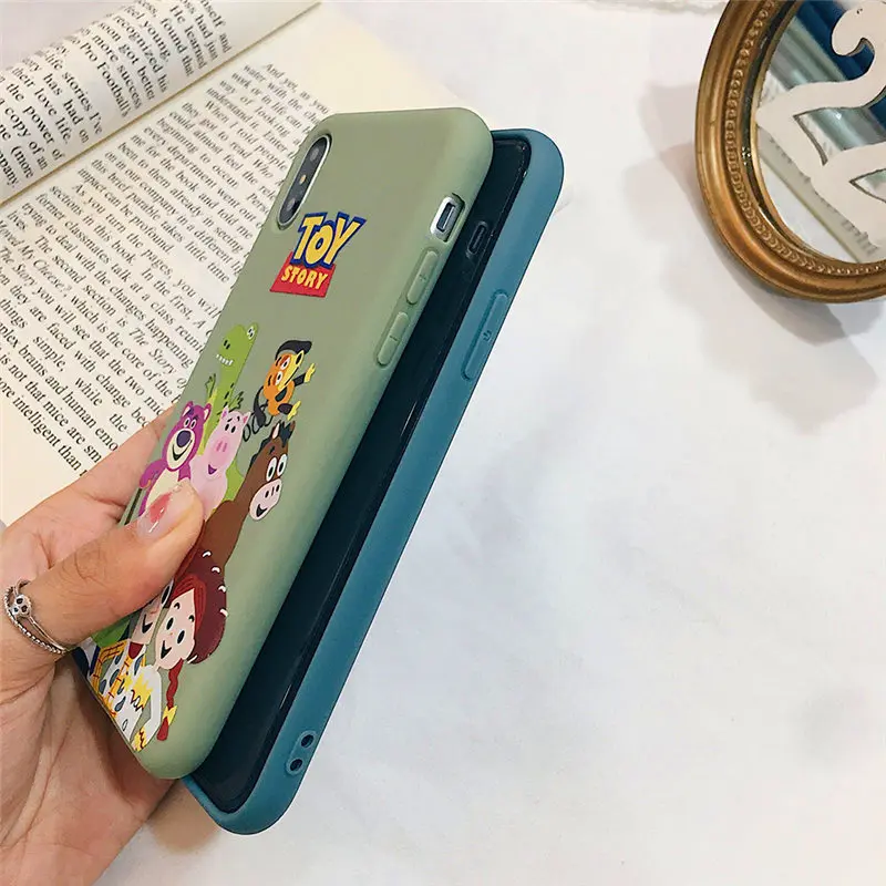 Toy Soft Case For coque iphone 6 6s 7 8 Plus Cute Cartoon Phone Cover 11 pro x xs max xr Ultra Thin Shell |