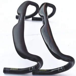 Велосипедный руль T700, углеродное волокно, изогнутый, отделка 3k, 400420440 мм