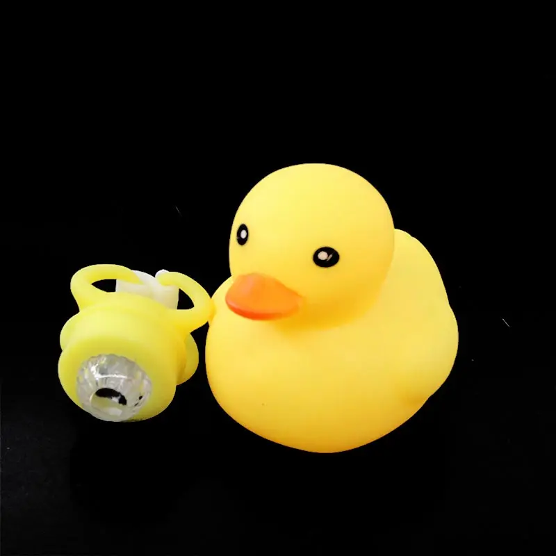 Small Yellow Duck ZINUO милый велосипедный Звонок сломанный ветер утка дорожный велосипед мото езда светильник аксессуары для велоспорта маленькая Желтая утка шлем Детский Рог - Испускаемый цвет: Small Yellow Duck
