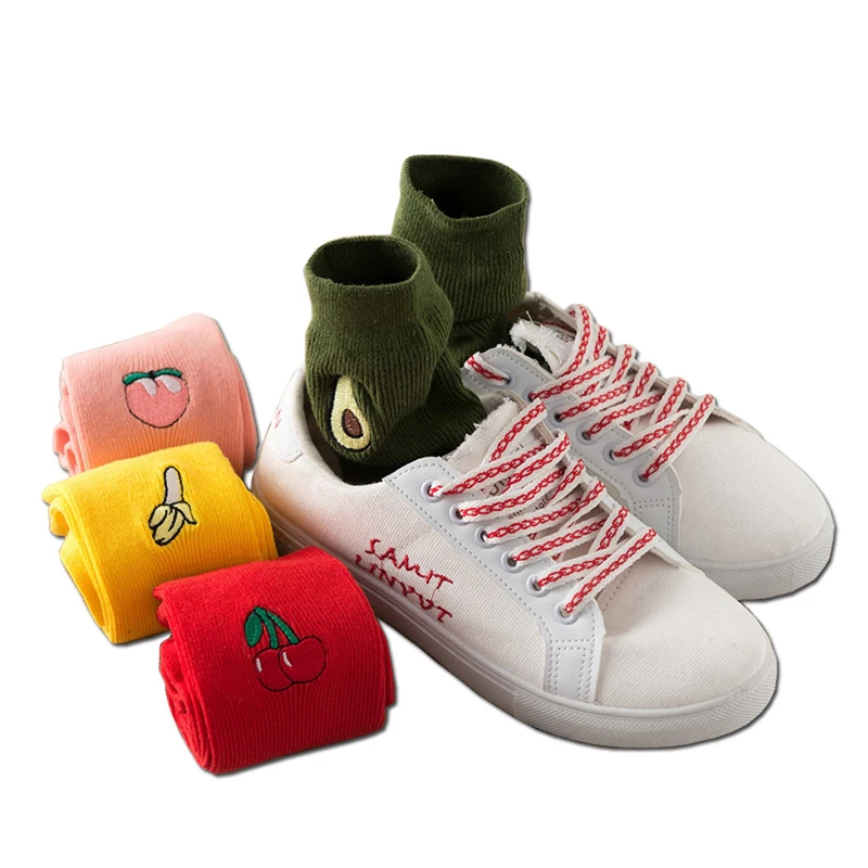 3 пар/упак. модные Харадзюку крутые короткие носки с радужным узором для