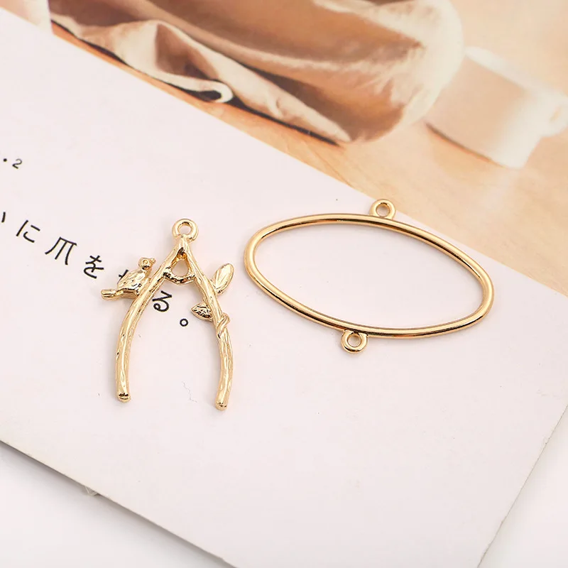 50 шт. Овальные Подвески для сережек сделай сам