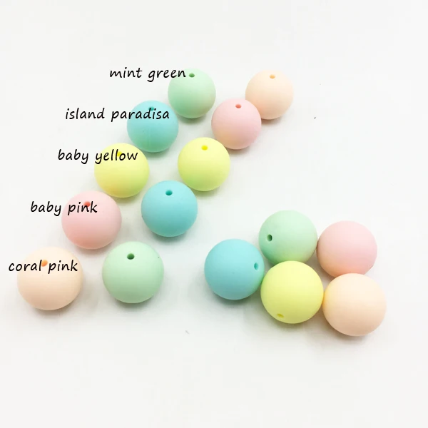 candy colors 1 50 шт силиконовые бусины 12 мм Экологичные сенсорные Прорезыватели для зубов ожерелье пищевого качества для мам для кормления DIY Ювелирные изделия Детские Прорезыватели для зубов - Цвет: candy colors 1
