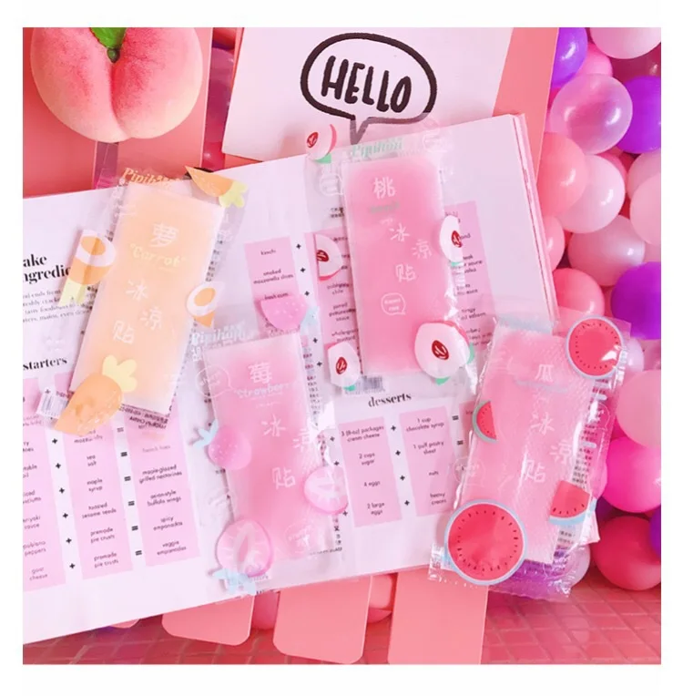 2 шт./компл. охлаждающая гелевая повязка для лихорадки и головной боли холодной