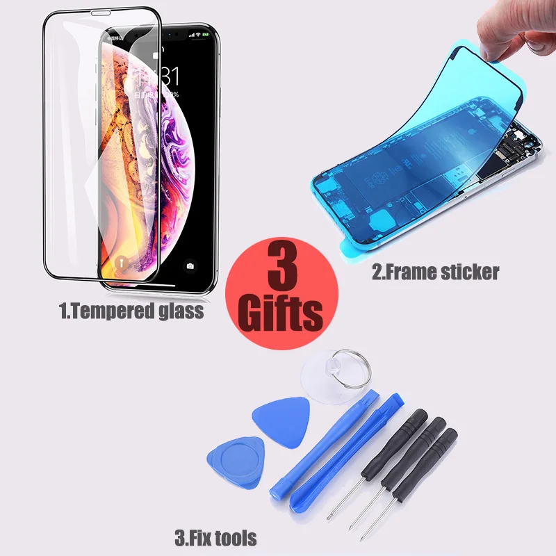 BFOLLOW ЖК дисплей сборки для iPhone XS/X AAA копия экран планшета Замена 10 Бесплатная
