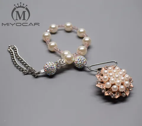 Красивая жемчужная цепочка MIYOCAR для соски принцессы/зажимы для соски/зажим для пустышки/зажим для зубов/держатель для соски chupeta