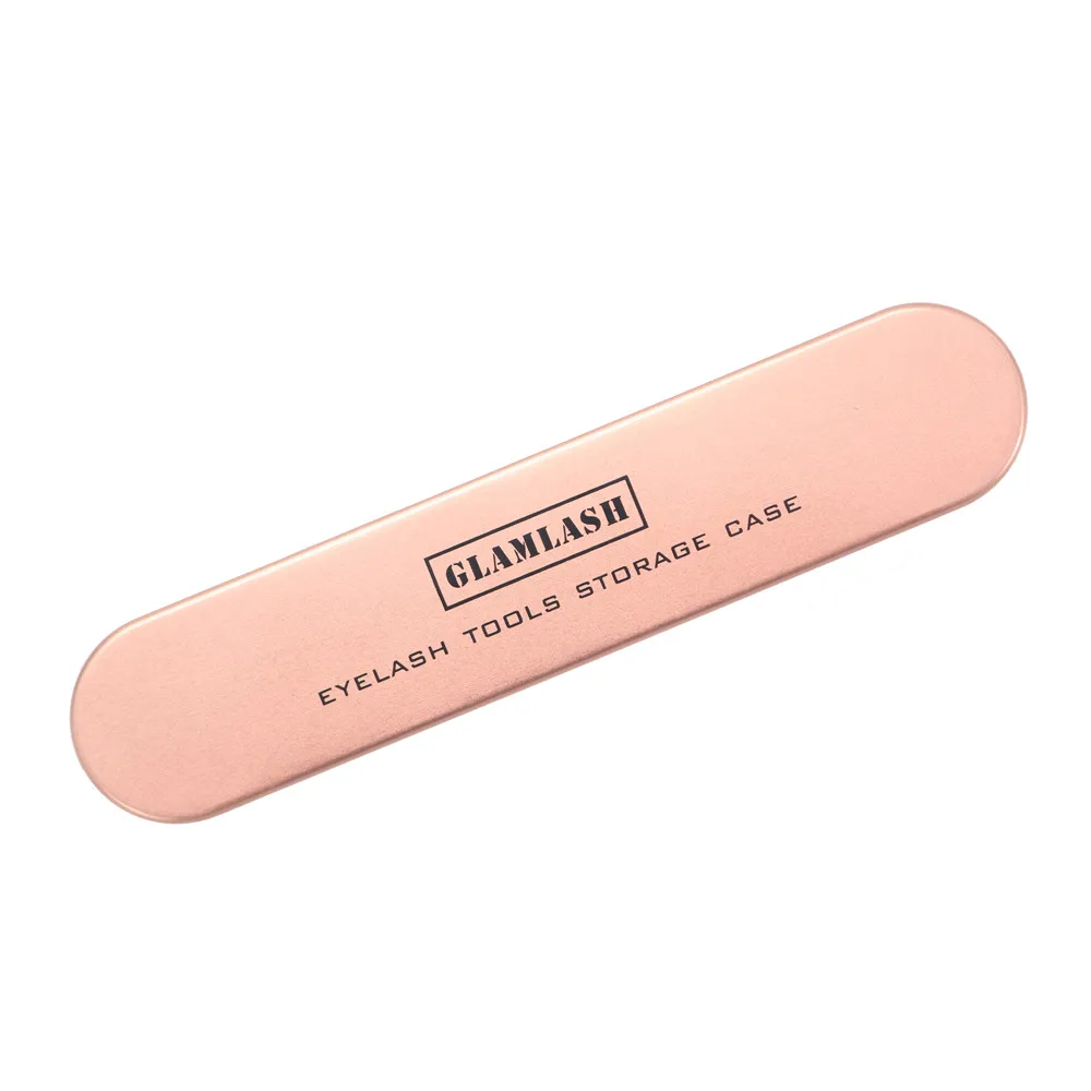 Rose Gold Small GLAMLASH портативные щипцы для ресниц корпус розовое золото/серебро ресниц коробка для хранения Макияж сумка кисточка-карандаш футляр для карандаша для глаз - Цвет: Rose Gold Small