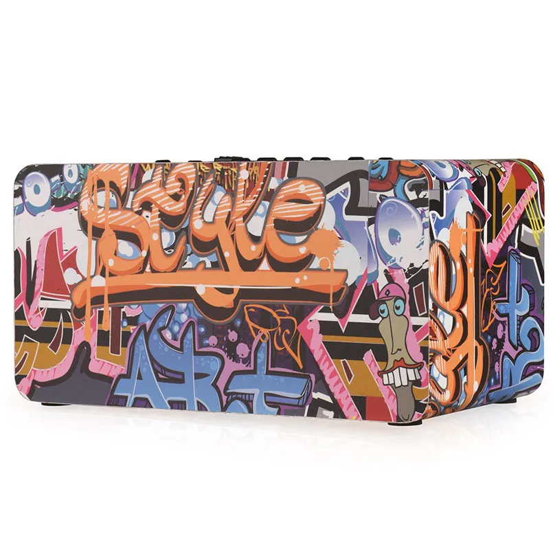 Красочный Bluetooth динамик издание Домашний Деревянный мини 3D двойной