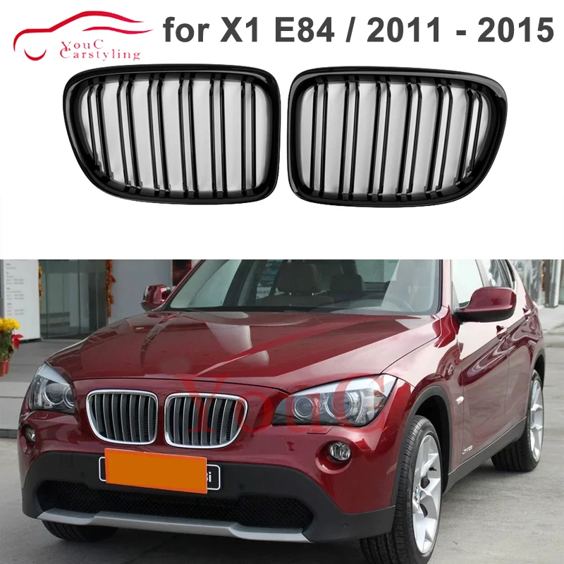 Передняя решетка для вытяжки E84 сетка защиты почек BMW X1 series 2011-2015 автостайлинг