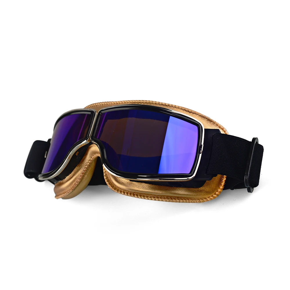 Очки для мотоциклетного шлема винтажные авиаторы мотоциклетные скутеры