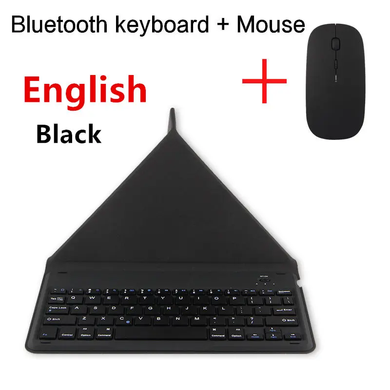 black English Bluetooth клавиатура для huawei MediaPad M5 Lite 8,0 JDN2-W09 AL00 планшет беспроводная клавиатура Mediapad T5 8 8,0 дюймов JDN2-W09HN чехол - Цвет: black English