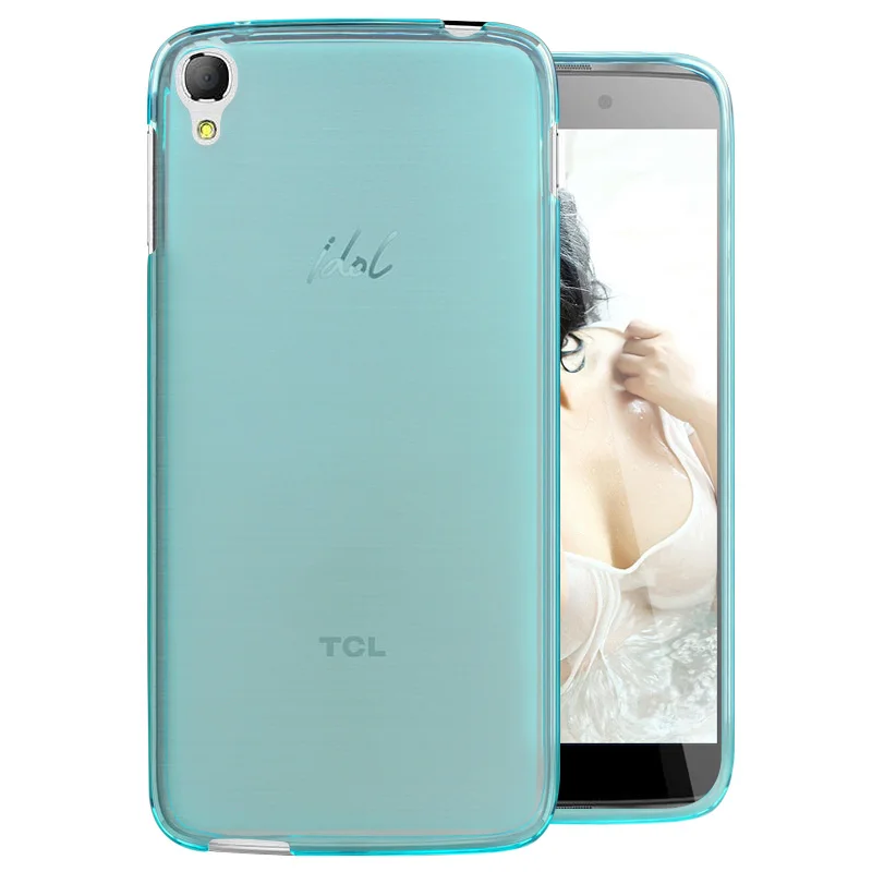 Роскошный прозрачный мягкий гелевый Чехол из ТПУ чехол накладка для Alcatel OneTouch Idol 3