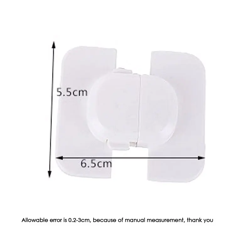 Cerradura de refrigerador de seguridad multifunci&oacute;n para beb&eacute;, bloqueo de seguridad antipellizco para el hogar de ni&ntilde;os, suministros de seguridad para ni&ntilde;os, 3 unids/lote-5