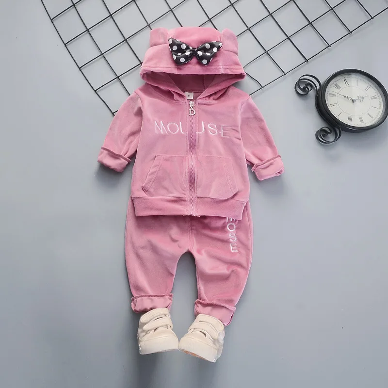 Комплекты одежды для девочек весенне-осенние детские повседневные спортивные