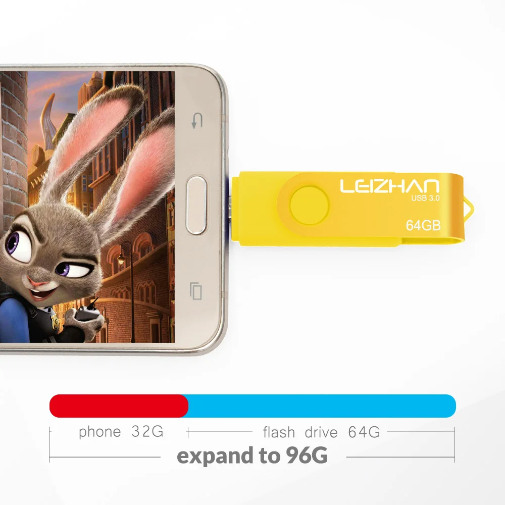LEIZHAN 6 цветов 128 ГБ USB флэш накопитель 3 0 на android 64 32 16 8 флешка usb накопитель|USB