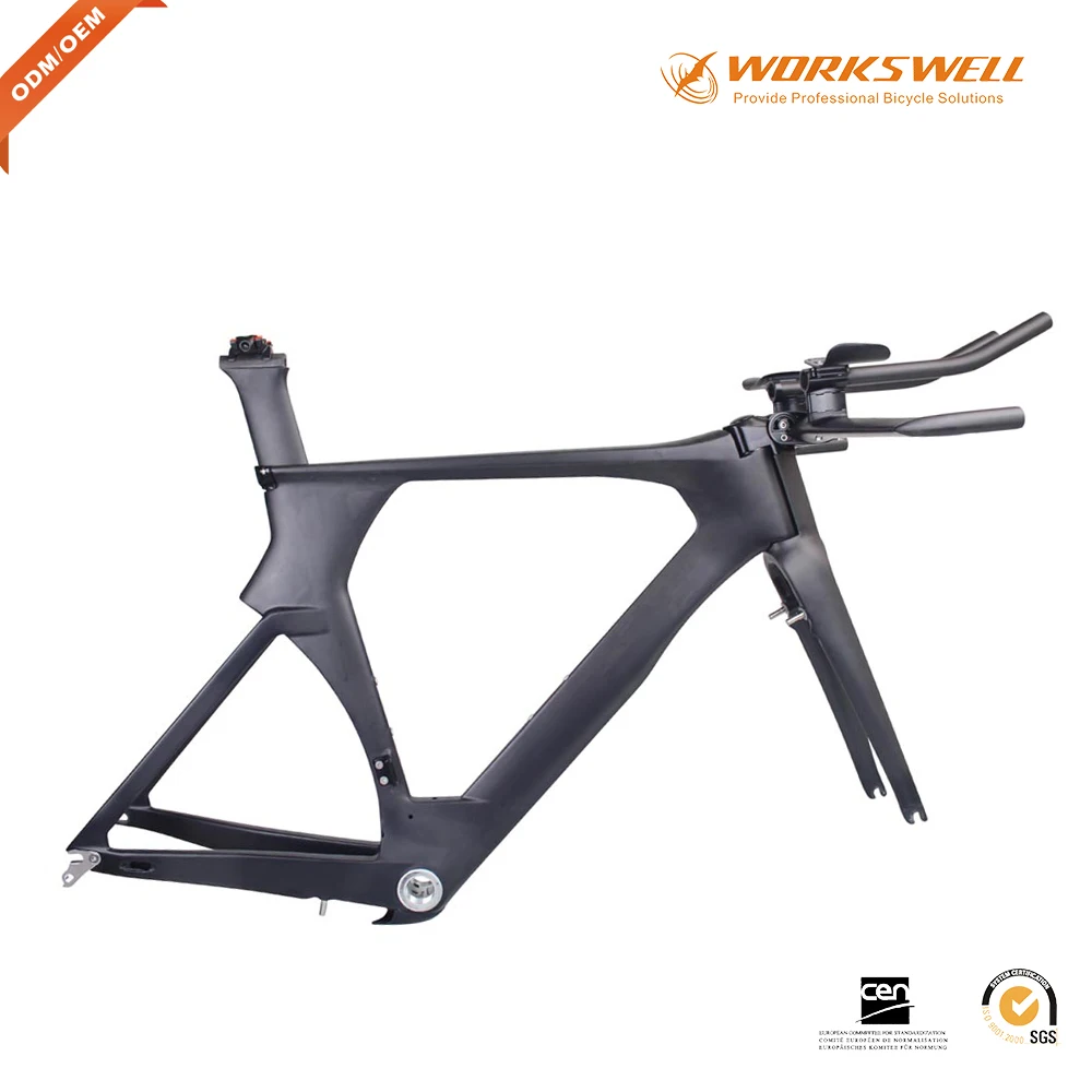 2016 workswell 700 * 25C пробная карбоновая рама для велосипеда Рама шоссейного TT BSA/BB30|carbon tt