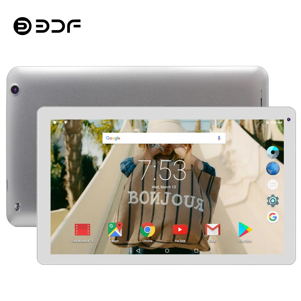 BDF планшет 10 дюймов планшетный ПК Android 5,1 четырехъядерный 1 Гб+ 32 Гб WiFi планшет Android 1024*600 Поддержка Google Play рынок ПК планшет 10