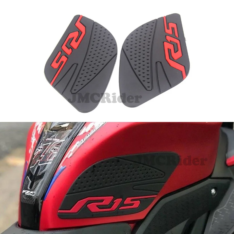 For YAMAHA YZF R15 YZFR15 2017 2018 Motorcycle Fuel Tank Pad Anti Slip Protector Stickers Knee Grip Side Accessories|Накладки и