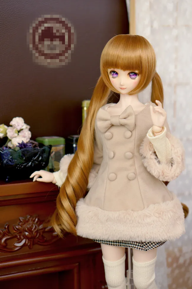 Красивое двубортное пальто для кукол BJD 1/3 CW19|doll clothes|for bjdbjd coat |
